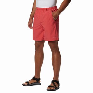 Columbia Pantalones Cortos PFG Backcast III™ Water Hombre Rojos (869UZHIOA)